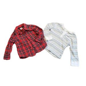 Carter's and Crazy 8 Long-sleeved Shirts Bundle
